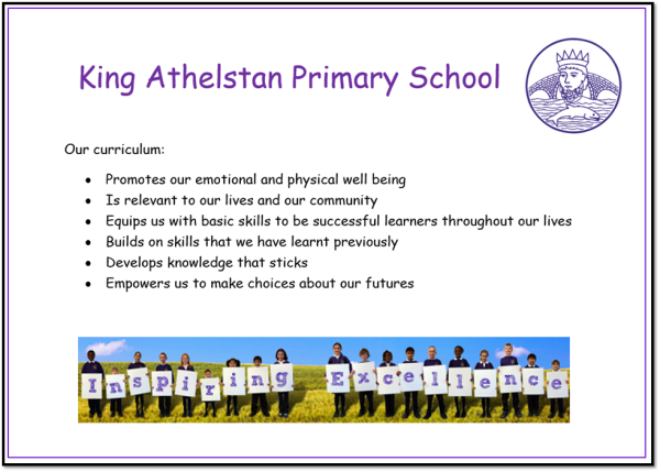 curriculum vision 