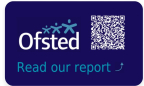 Ofsted QR Code blue