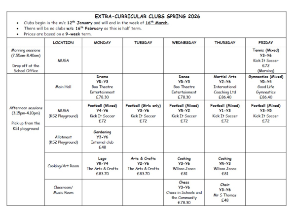 Clubs Spring 2026 FINAL